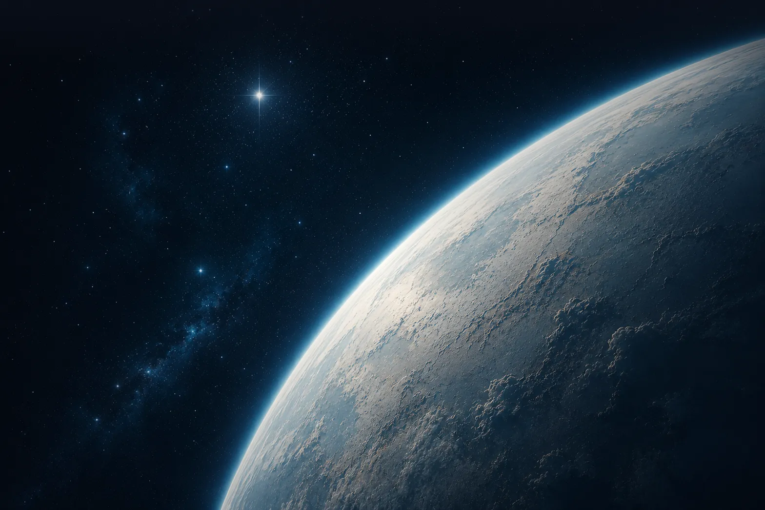 Lunes et étoiles dans l'espace, illustration du site d'Abdel consultant SEO freelance